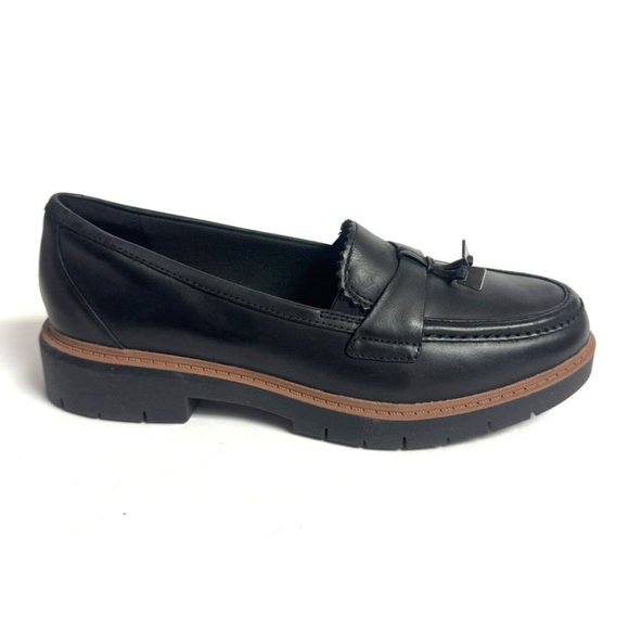 Clark’s Womens Westlynn Bella Loafer Black Size 7.5 M